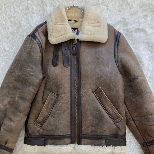 Schott shearling sheepskin - b-3,
